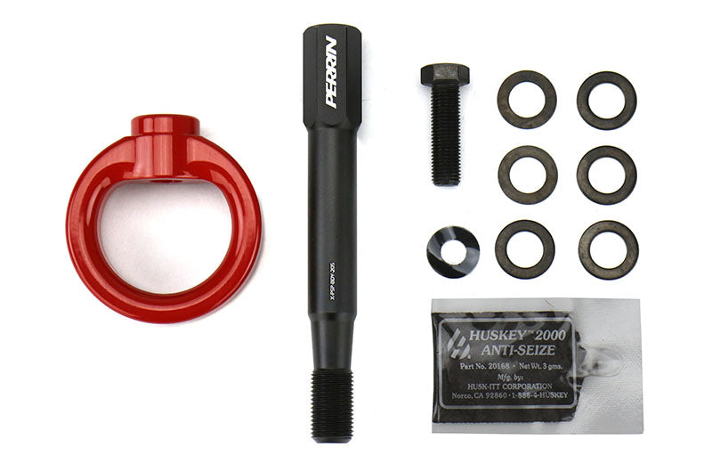 PERPSP-BDY-235RD PERRIN Front Tow Hook - 2018+ WRX / STI-Red,