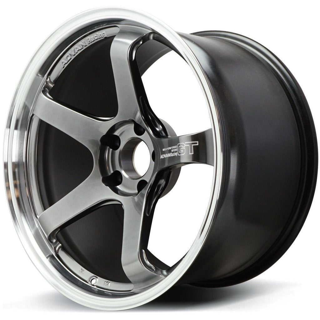 Advan GT Beyond Machining and Racing Hyper Black 19x8.5 +45 5x100 (Single Wheel) - 2013-2024 Subaru BRZ / Scion FR-S / Toyota GR86 / 2014-2018 Subaru Forester