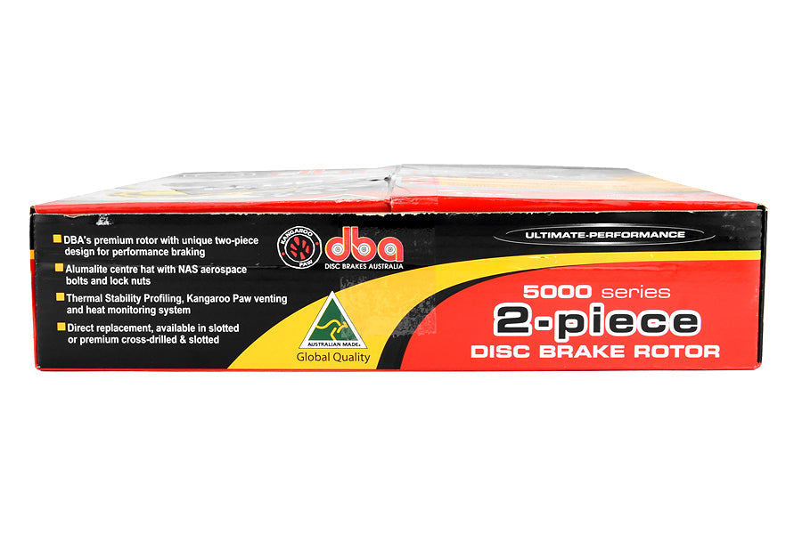 DBB5010BLKS DBA Slotted 2pc Rotor (Front) - 2013+ FT86,