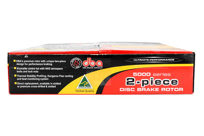 DBB5010BLKS DBA Slotted 2pc Rotor (Front) - 2013+ FT86,