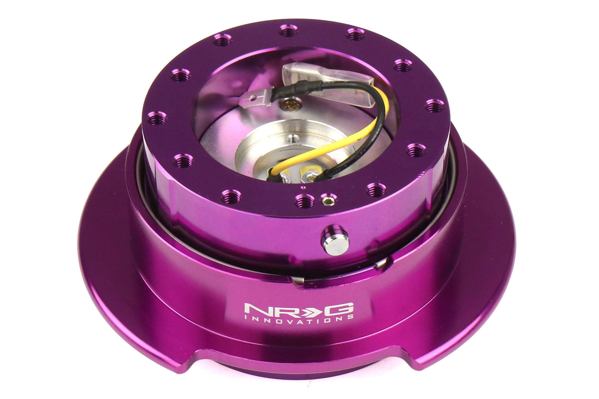 NRGSRK-250PP NRG Generation 2.5 Quick Release Steering Wheel Adaptor : Purple Body / Purple Ring (SRK-250PP),