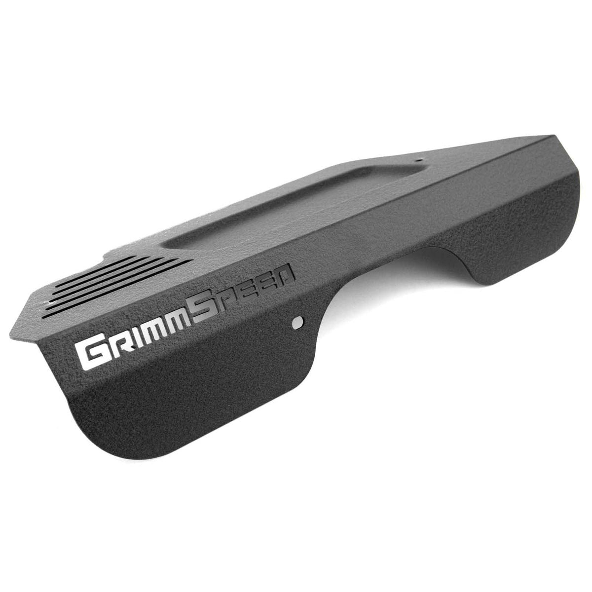 GRM099032 GrimmSpeed Pulley Cover with Tool Tray : Texture Black Powdercoat (099032),