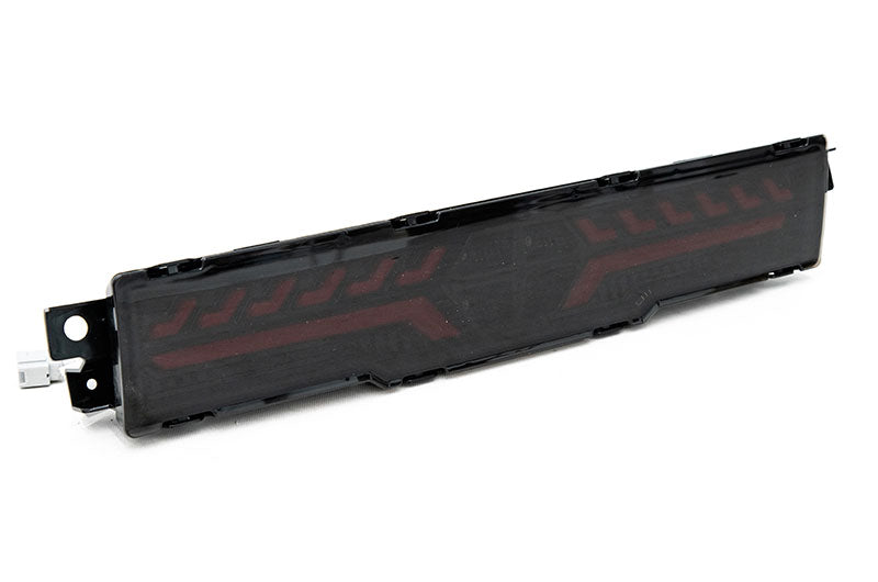 OLM V2 F1 Rear Fog Light (Smoke Lens, Black Base, Red Bar) - 2022 BRZ / GR86