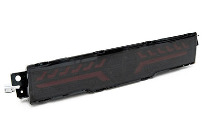 OLM V2 F1 Rear Fog Light (Smoke Lens, Black Base, Red Bar) - 2022 BRZ / GR86