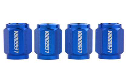 KICWCKIVU Project Kics Leggdura Valve Cap Set - Universal-Blue,