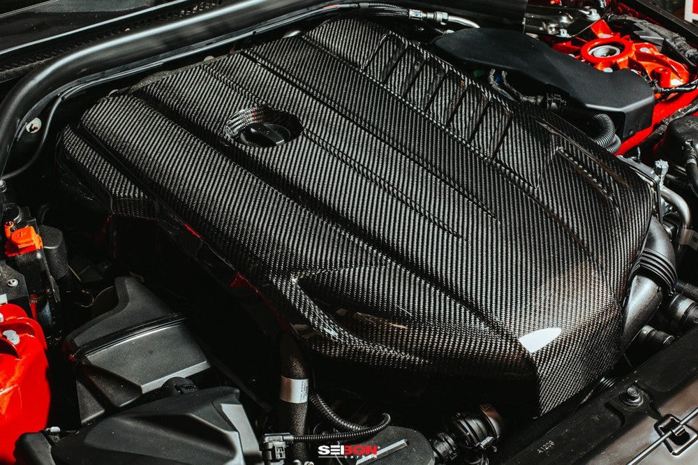 SEIEC20TYSUP Seibon Carbon Fiber Engine Cover - 2020+ A90 Supra,