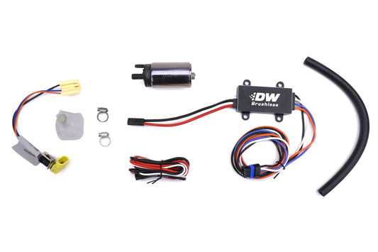 DET9-441-C102-0900 DeatschWerks DW440 440lph Brushless Fuel Pump w/ Dual Speed Controller - Universal,