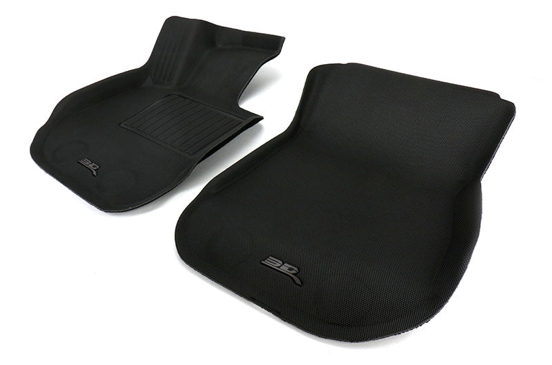 3D MAXpider Heavy Duty All Weather Floor Mats (Black) - Front Row - 2020-2024 Toyota GR Supra