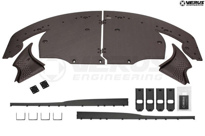 VERA0420A Verus Engineering High-Downforce Front Splitter Kit - 2020+ Toyota Supra,