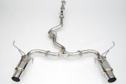 INVHS11STIGTP Invidia Dual N1 Resonated Exit Exhaust (Polished or Titanium Tip) - 2014+ Forester XT-Stainless Tips,