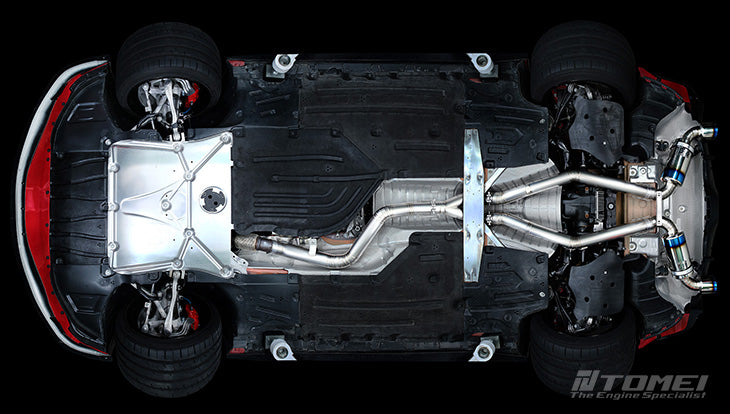 TOMTB6090-TY06B Tomei Dual Exit Full Titanium Expreme Ti Exhaust Muffler Kit Type-D - 2020-2021 Toyota A90 Supra,