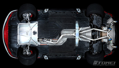 TOMTB6090-TY06B Tomei Dual Exit Full Titanium Expreme Ti Exhaust Muffler Kit Type-D - 2020-2021 Toyota A90 Supra,