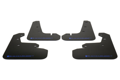 RALMF45-UR-BLK/BL Rally Armor Mud Flaps - 2017+ Impreza-Black Mud Flap with Blue Logo,