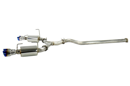 ETS200-30-EXH-012 ETS Catback Exhaust System - 2015+ WRX / STI-Muffled-No Resonator-Blue Tips,