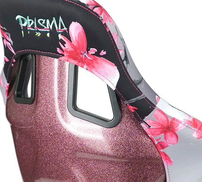 NRGFRP-302-SAKURA NRG Innovations FRP Sakura Japanese Blossom Edition Bucket Seat (Large) - Universal,