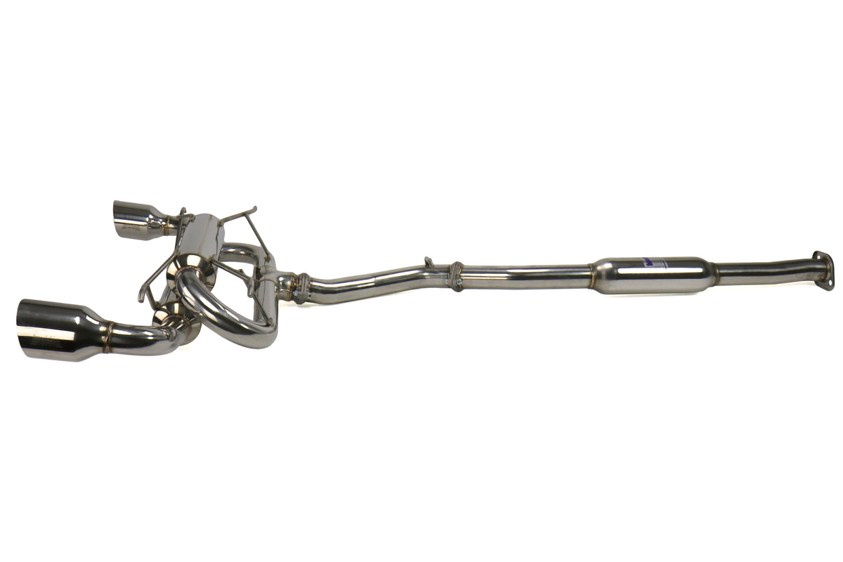INVHS12SST7GM1SS Invidia Gemini (R400) Dual Tip Exhaust - 2013+ FR-S / BRZ / 86-Stainless Tips,
