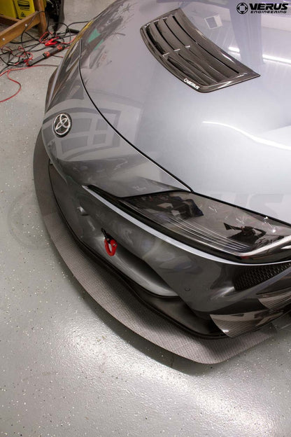 VERA0420A Verus Engineering High-Downforce Front Splitter Kit - 2020+ Toyota Supra,