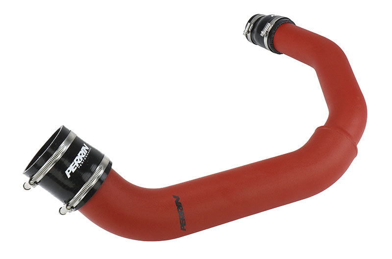 PERPSP-ITR-200RD Perrin High Flow Aluminum Charge Pipe - 2015+ WRX / 2014+ Forester XT-Red,