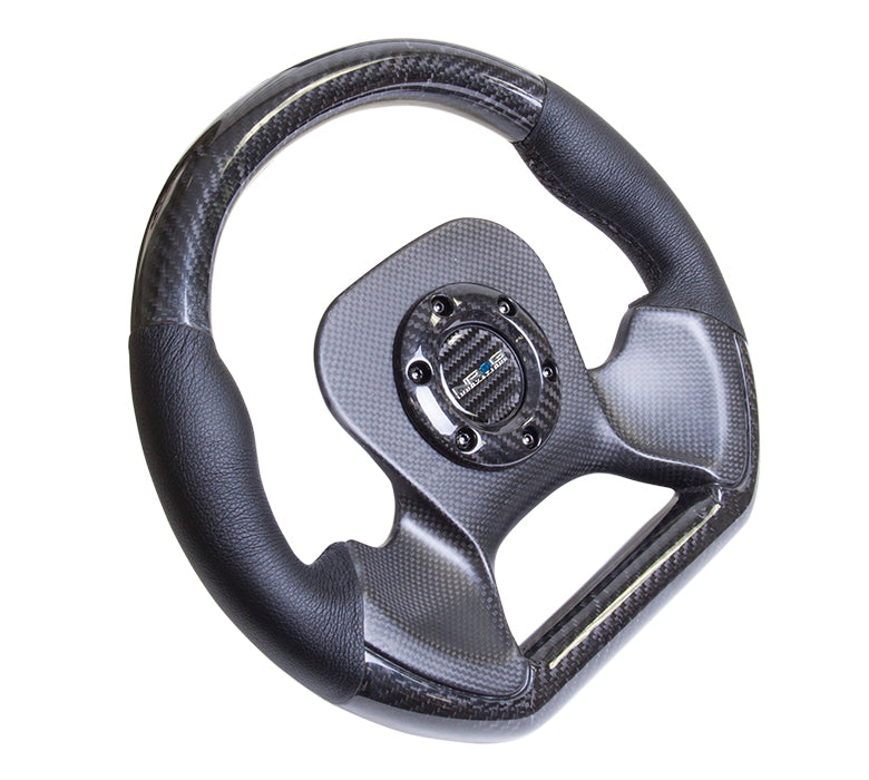 NRGST-X10CF NRG Carbon Fiber Steering Wheel 320mm Carbon Fiber Center Plate - Universal,