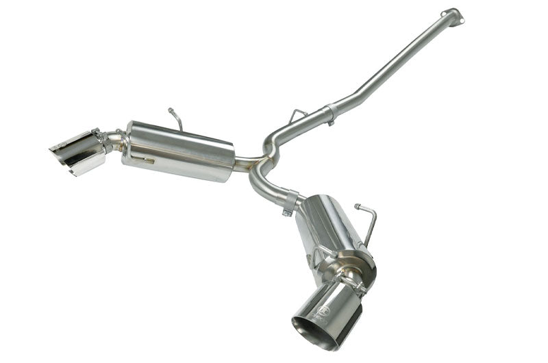 aFe Takeda 2-1/2 IN 304 Stainless Steel Cat-Back Exhaust System w/Polished Tip - 2013-2016 Scion FR-S / 2013-2024 Subaru BRZ / 2017-2020 Toyota 86 / 2022-2024 GR86