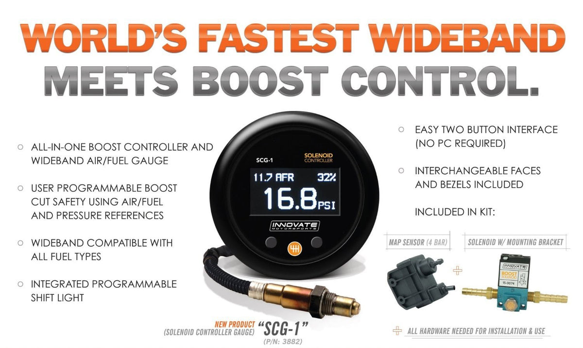 INN38820 Innovate Wideband AFR & Boost Controler w/ Digital Display - Universal,