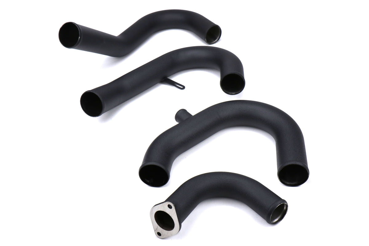 ETS200-40-ICP-001 ETS Front Mount Intercooler Piping Kit - 2015-2018 WRX-Wrinkle Black - Stainless Steel-Stock BOV-Stock,