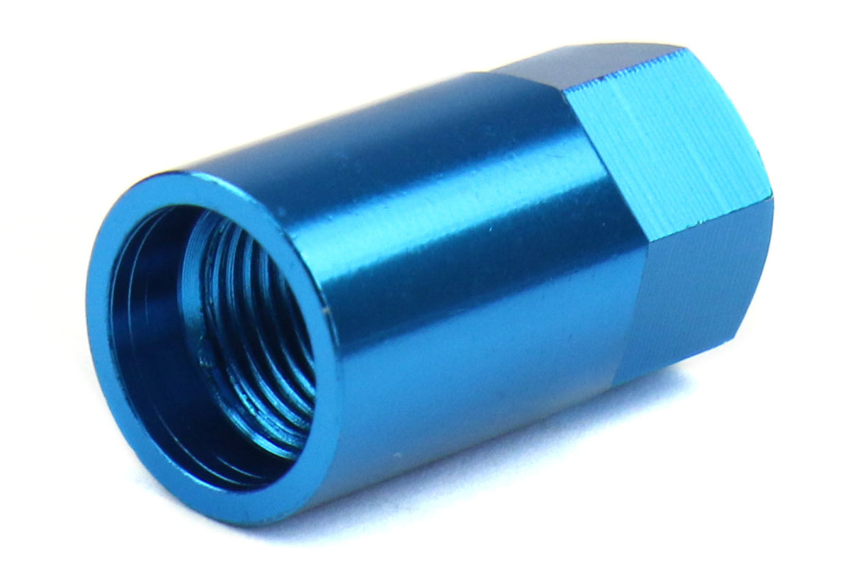 WMP45930U Wheel Mate TPMS Color Valve Step Sleeve and Cap Kit - Universal (Blue),
