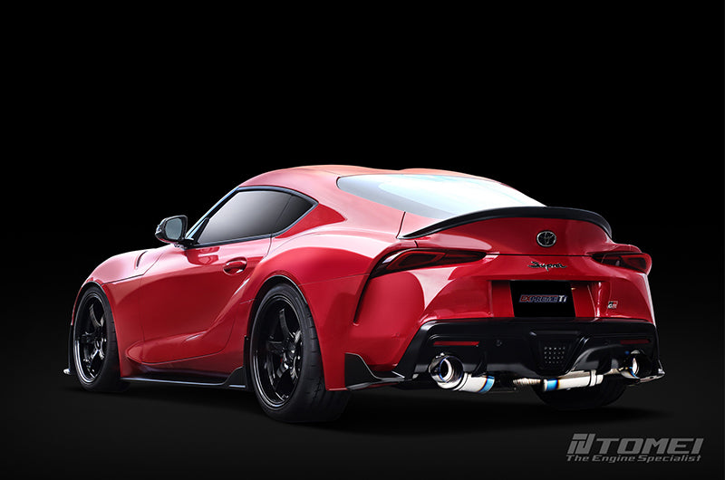 TOMTB6090-TY06B Tomei Dual Exit Full Titanium Expreme Ti Exhaust Muffler Kit Type-D - 2020-2021 Toyota A90 Supra,