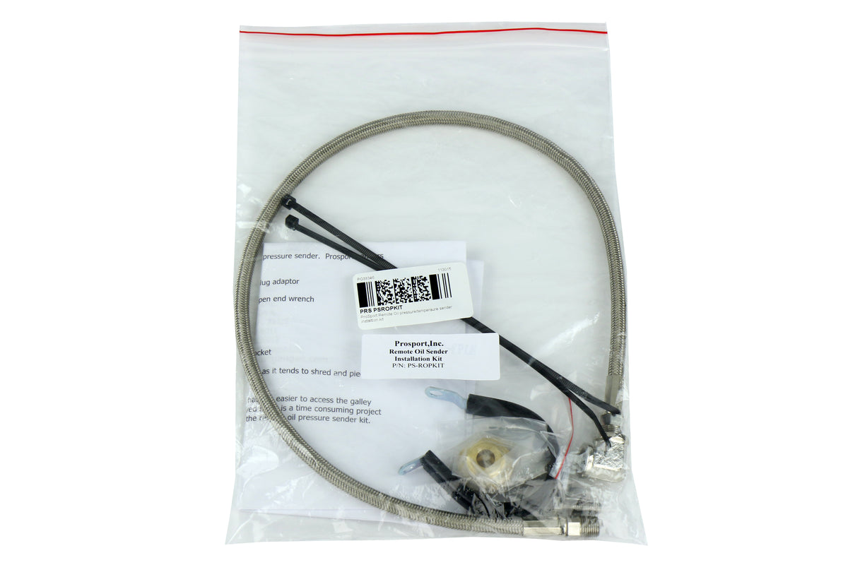 PRSPSROPKIT ProSport Remote Oil Pressure/Temperature Sender Install Kit,