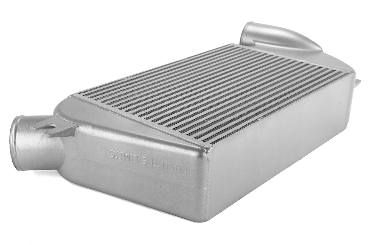 MIMMMTMIC-WRX-15BSL Mishimoto Performance Top Mount Intercooler and Charge Pipe Kit - 2015+ WRX-Black Pipe, Silver Intercooler,