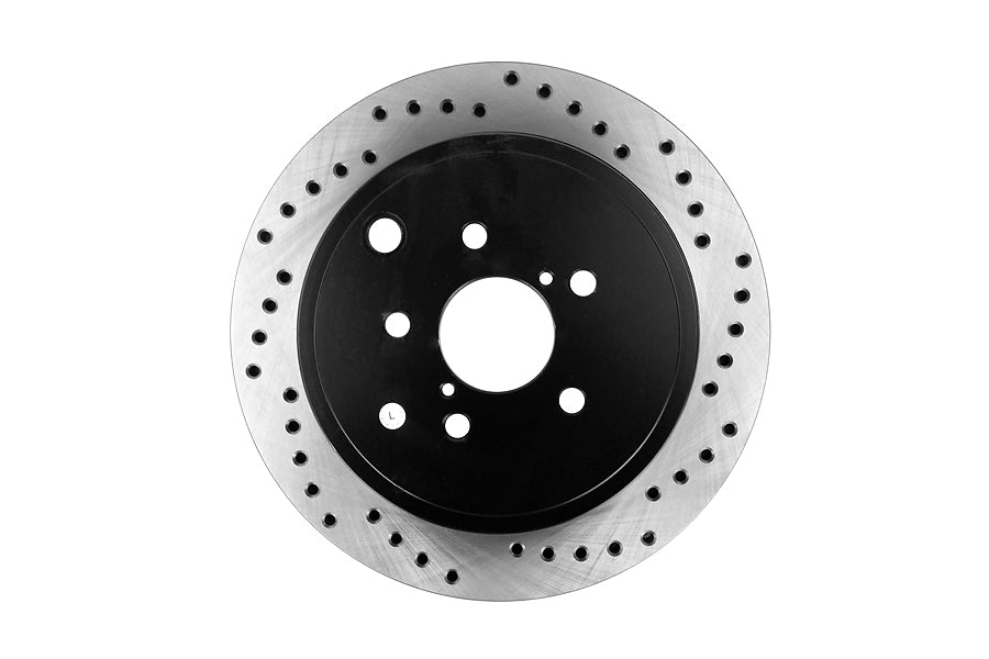 STT128.47031L StopTech Rear Drilled Sport Brake Rotor Left - 2013+ FT86,