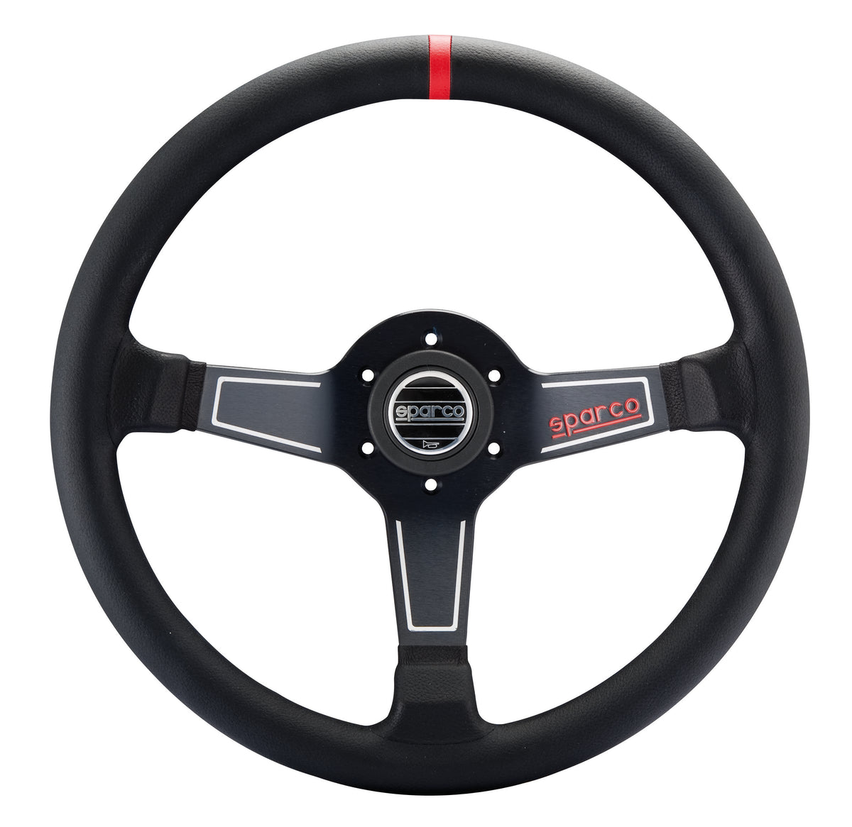 SPR015L750PL Sparco L575 Monza Leather Steering Wheel - Universal,