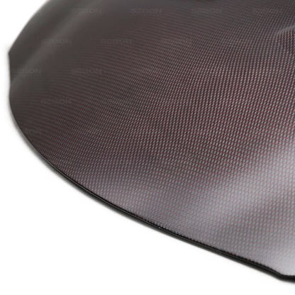 SEIHD20TYSUP-TS-DRY-RC Seibon TS-Style Red Dry Carbon Hood - 2020 Supra,