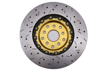 DBB5654GLDXS-10 DBA 5000 Series 2 Piece Drilled and Slotted Rotor (Front) - 2015-2017 STI / 2013+ FR-S / BRZ / 86,