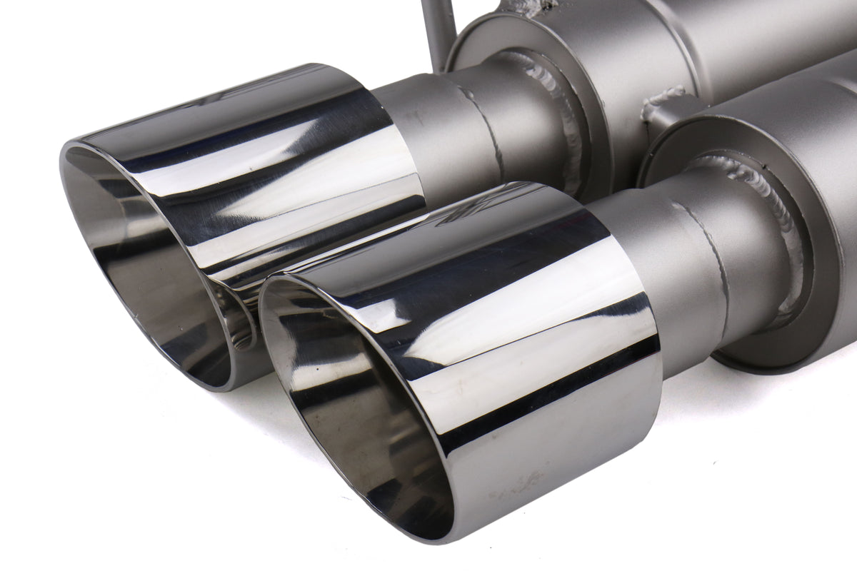 CPESBAE00002P CP-E Austenite Axle Back Dual Mufflers - 2015+ WRX / STI-Polished,