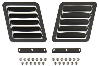VERA0053A-BLK Velox Hood Louver (Vents) Kit - 2015+ WRX / STI-Black,
