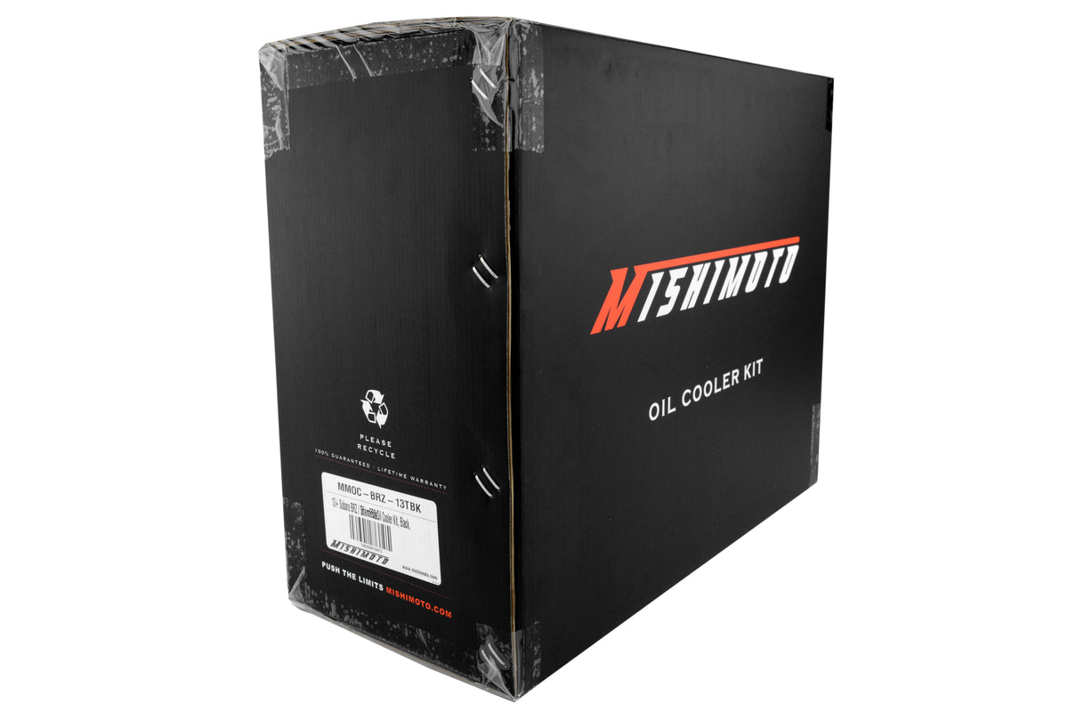 MIMMMOC-BRZ-13TBK Mishimoto Black Oil Cooler (TStat) - 2013+ FT86,