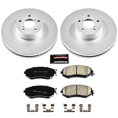POWCRK6082 Power Stop Z17 Evolution Geomat Brake Kit (Front) - 2013-2021 FRS / BRZ / 86 / 13-15 Crosstrek / 14-18 Forester,