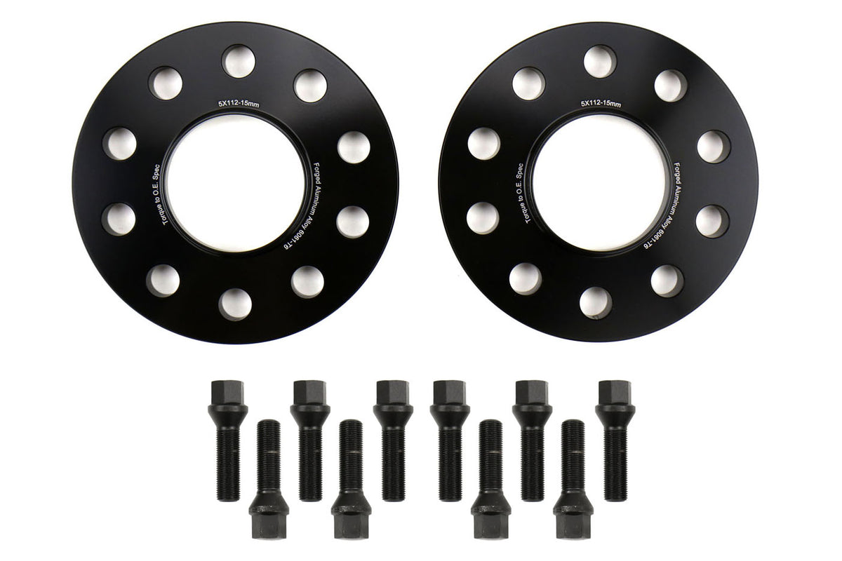 FFA1.10221.5 FactionFab 5x112 15mm Wheel Spacer Pair and Lug Bolts Kit - 2020-2021 Toyota A90 Supra,
