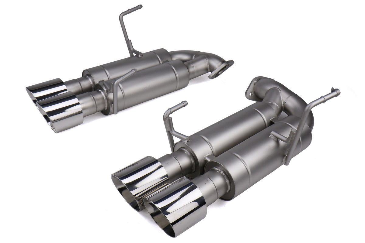 CPESBAE00002P CP-E Austenite Axle Back Dual Mufflers - 2015+ WRX / STI-Polished,