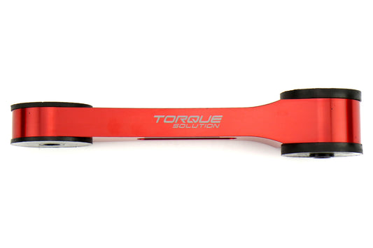 TQSTS-SU-011R Torque Solution Billet Aluminum Pitch Stop Mount - 2015+ WRX / 2015+ STI / 2014+ Forester-Red,