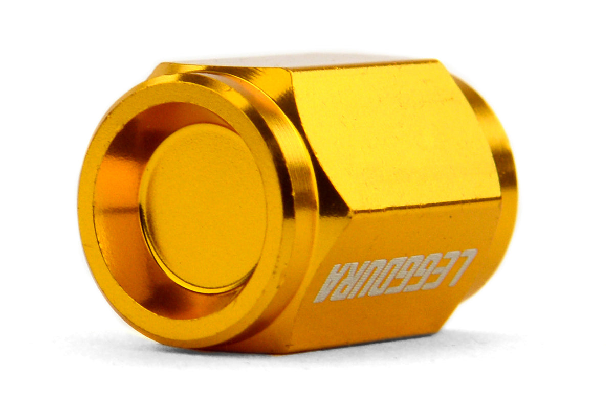 KICWCKIVA Project Kics Leggdura Valve Cap Set - Universal-Gold,