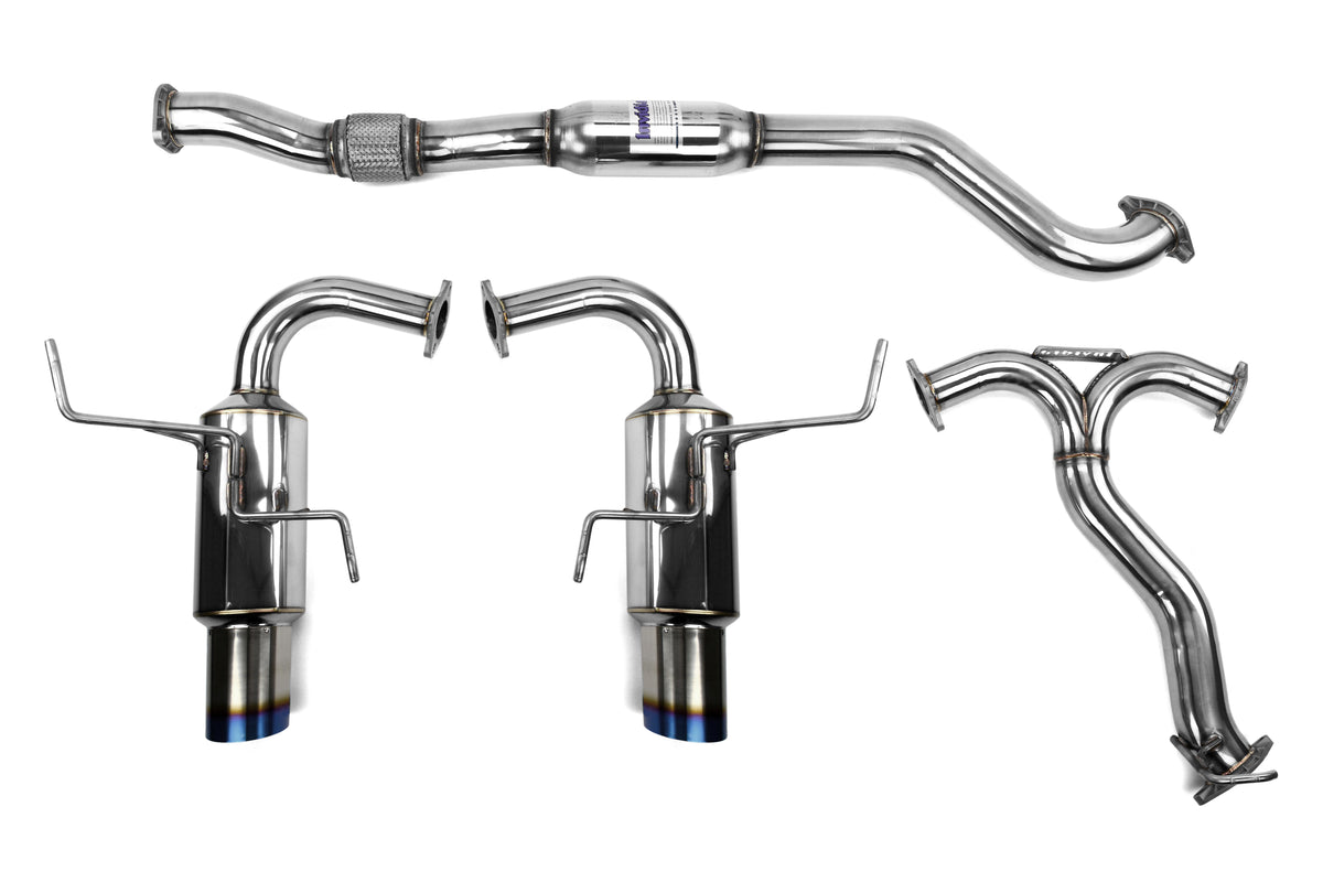 INVHS15STIGTT Invidia N1 Dual Exhaust (Stainless or Titanium Tips) - 2015+ WRX / 2015+ STI-Titanium Tips,