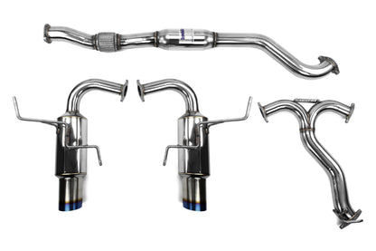 INVHS15STIGTT Invidia N1 Dual Exhaust (Stainless or Titanium Tips) - 2015+ WRX / 2015+ STI-Titanium Tips,