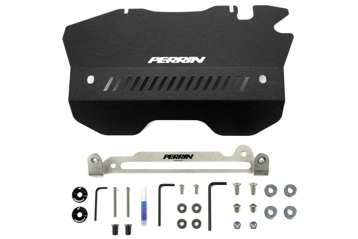 PERPSP-ENG-152BK Perrin Pulley Cover - 2015+ WRX-Black,