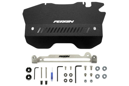 PERPSP-ENG-152BK Perrin Pulley Cover - 2015+ WRX-Black,