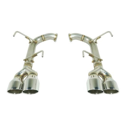REMRO-TSVA-D4 Greddy Remark Axleback Exhaust 4in Tip - 2015+ WRX / STI-Stainless Tips-Double Wall,