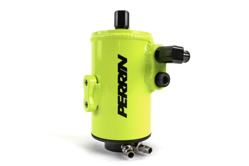 PERPSP-ENG-607NY Perrin Air Oil Separator - 2015+ STI-Neon Yellow-FMIC,