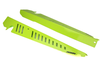 PERPSP-ENG-550NY Perrin Performance Engine Shroud - 2015+ WRX / STI-Neon Yellow,