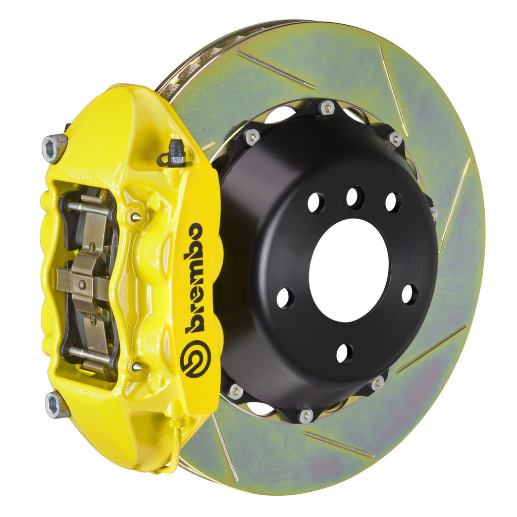 BRE1P2.8002A5 Brembo GT 4 Piston Front BBK Slotted or Drilled - 2013+ FR-S / BRZ / 86-Yellow-Slotted,